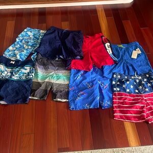 Eight Old Navy bathing suits-Boys XL (14-16) with SPF